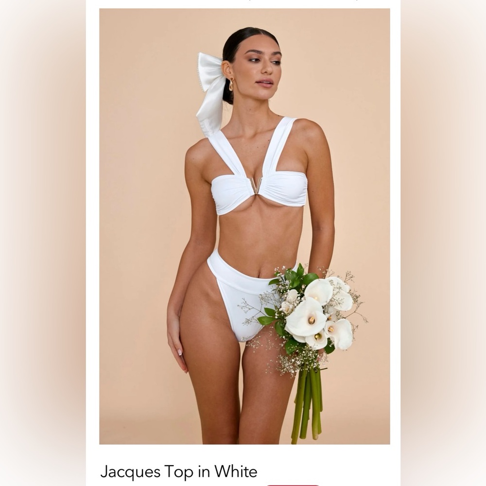 ALT Swim Jacques Top in white